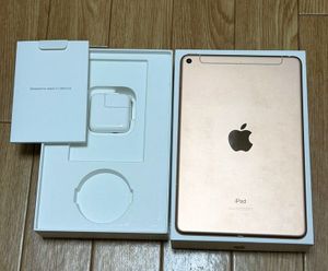 【良品】Apple iPad mini 7.9インチ 第5世代 Wi-Fi+Cellular 256GB ゴールド MUXE2J/A