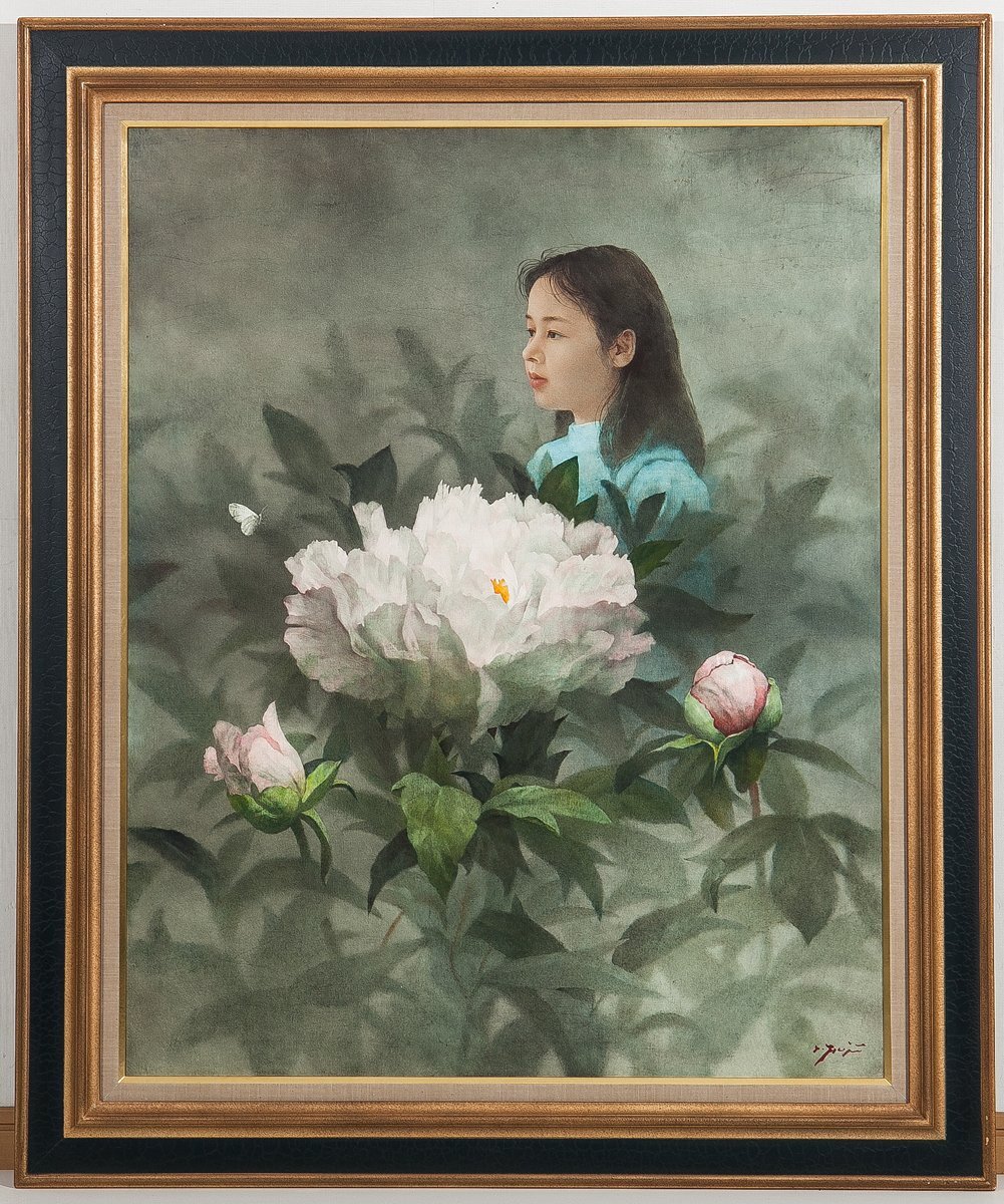 美術、工芸品 水彩画：藤井勉：洋画家 真作