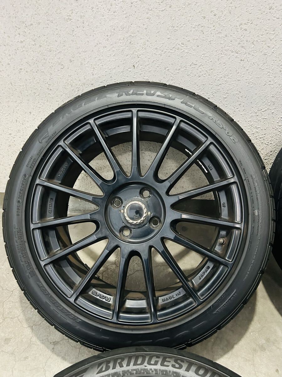 RAYS GRAM LIGHTS 57XV 17インチ 7J 50 PCD100 OZ RACING 4穴 215