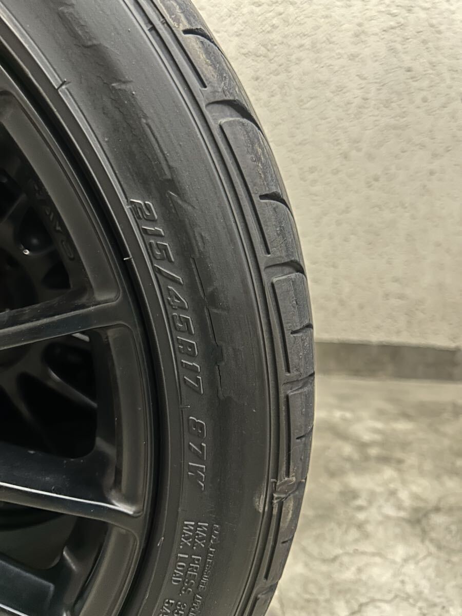 RAYS GRAM LIGHTS 57XV 17インチ 7J 50 PCD100 OZ RACING 4穴 215