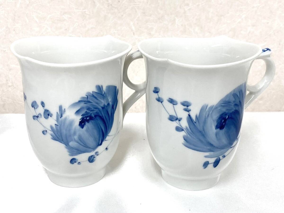 マイセン Aカンテ ベーシックフラワー プレート 21cmコバルトブルー