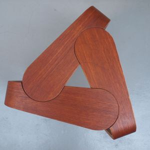 希少 70s 山口木材工芸 チーク×オーク ヴィンテージチェア 仕上済 ②
