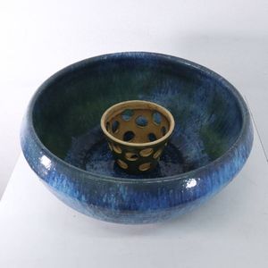 昭和レトロ 海鼠釉 火鉢 陶器鉢 金魚鉢 植木鉢 アンティーク 睡蓮鉢 灰入り 詳細不明 昭和レトロ 信楽焼 海鼠釉 火鉢 陶器鉢 金魚鉢 アンティーク 丸型火鉢