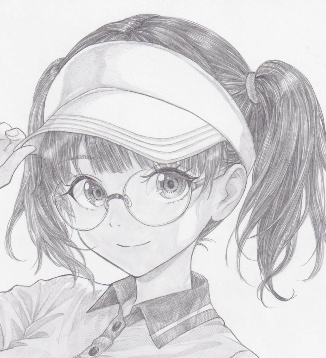 1点もの】手描き アイドル オリジナル キャラ イラスト ツインテール