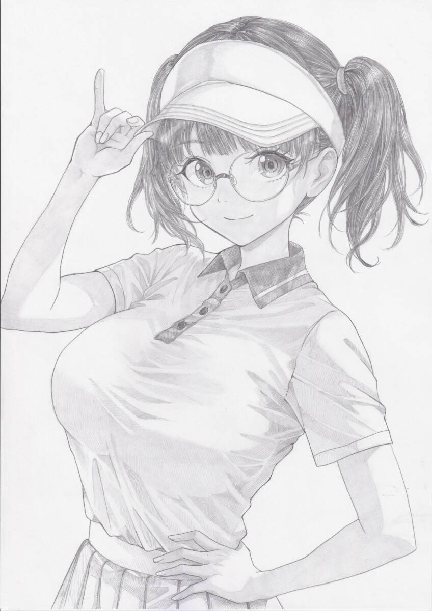 1点もの】手描き アイドル オリジナル キャラ イラスト ツインテール