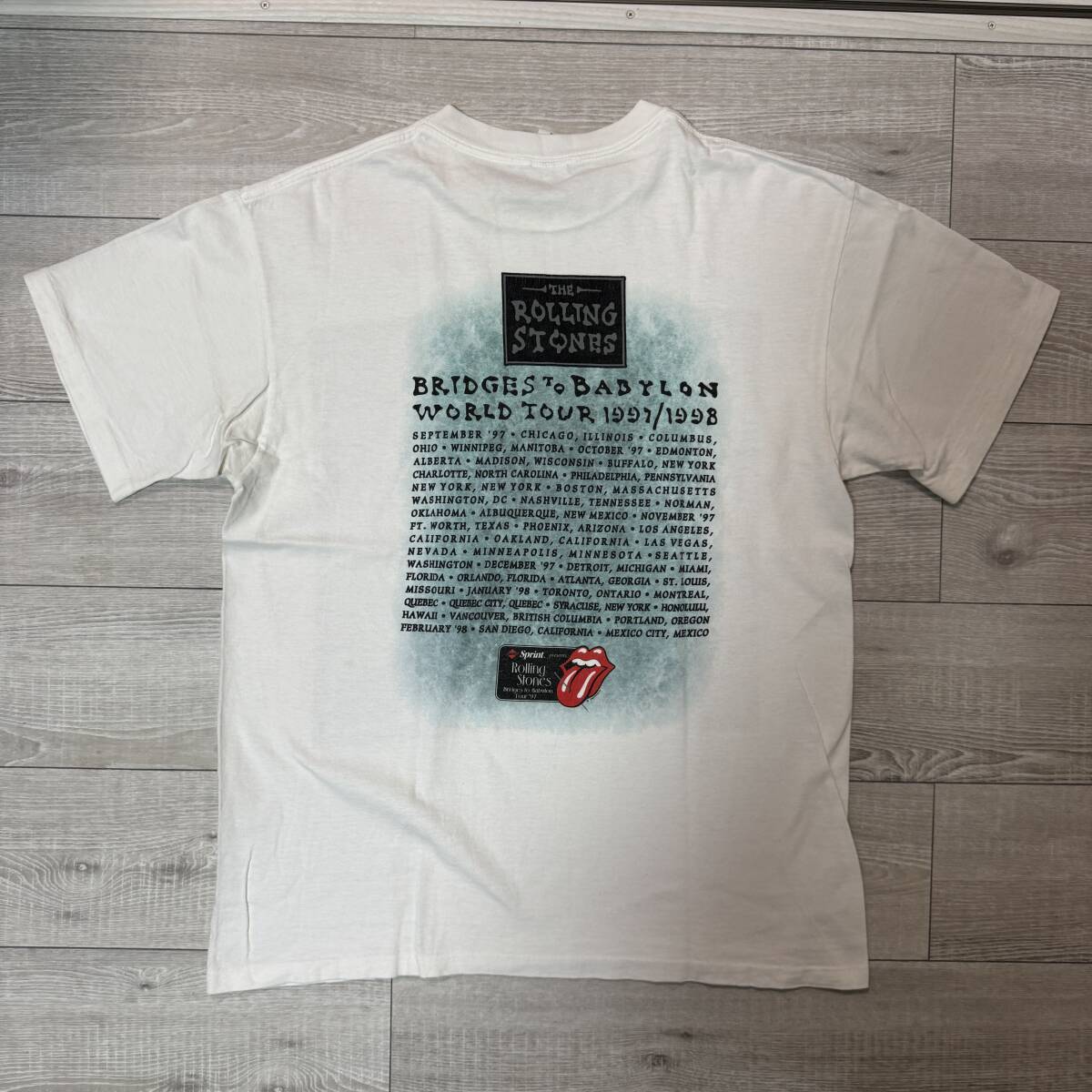 Vintage 出品中 90s Rolling Stones BRIDGES TO BABYLON バンドTシャツ