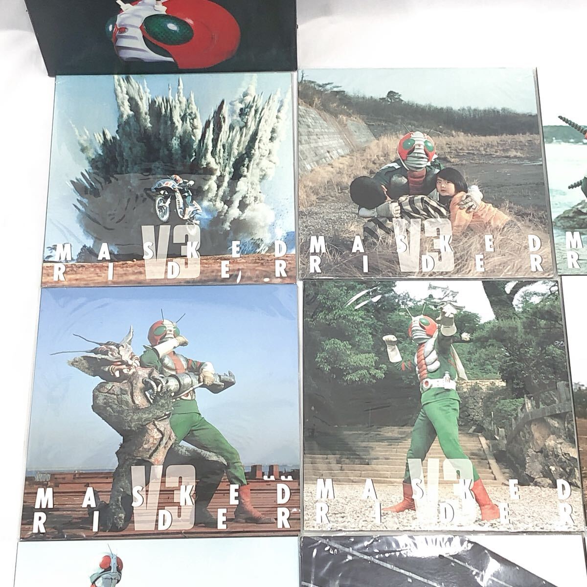 2220221 仮面ライダーV3 東映 特撮 レーザーディスク LD 13枚BOX(仮面