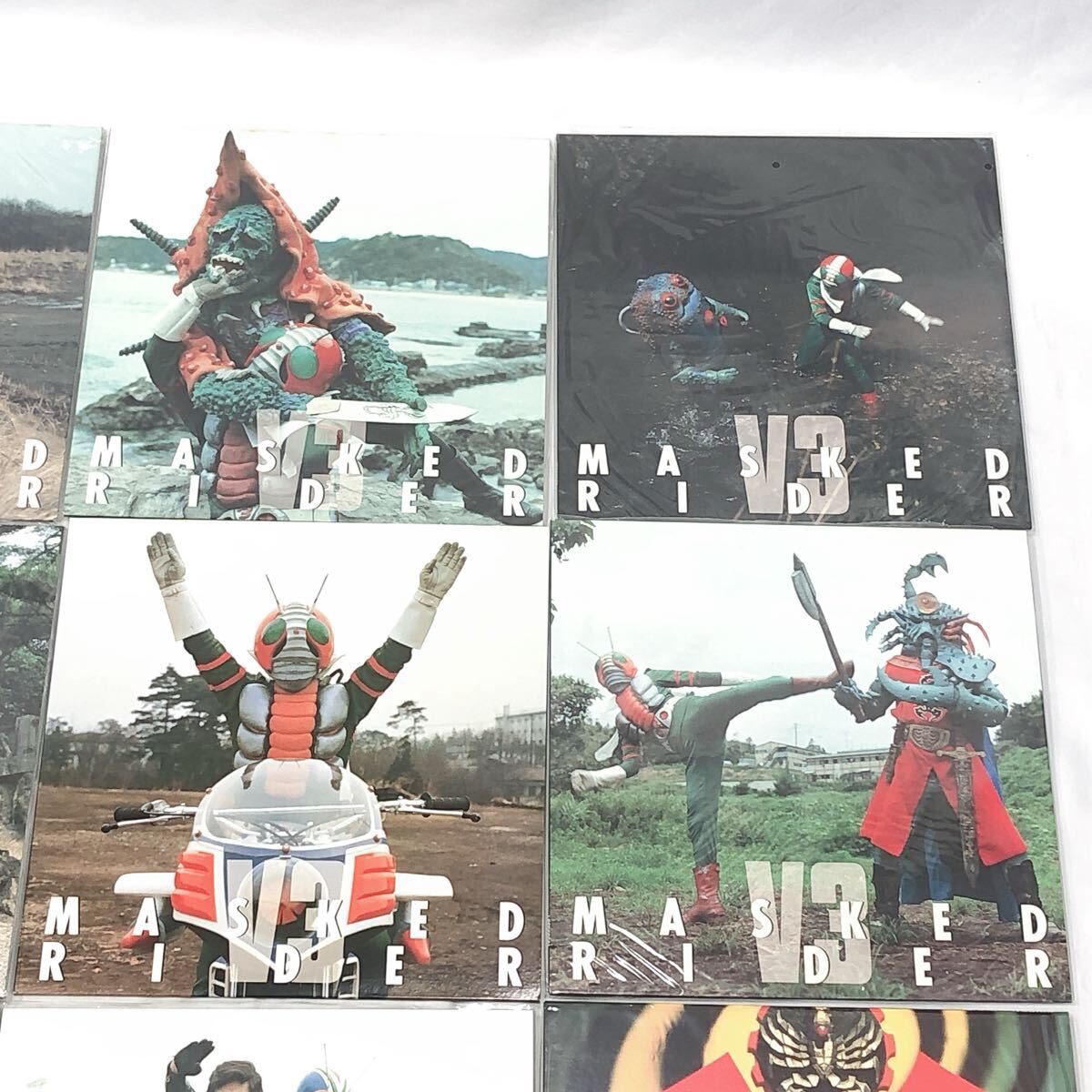 2220221 仮面ライダーV3 東映 特撮 レーザーディスク LD 13枚BOX(仮面