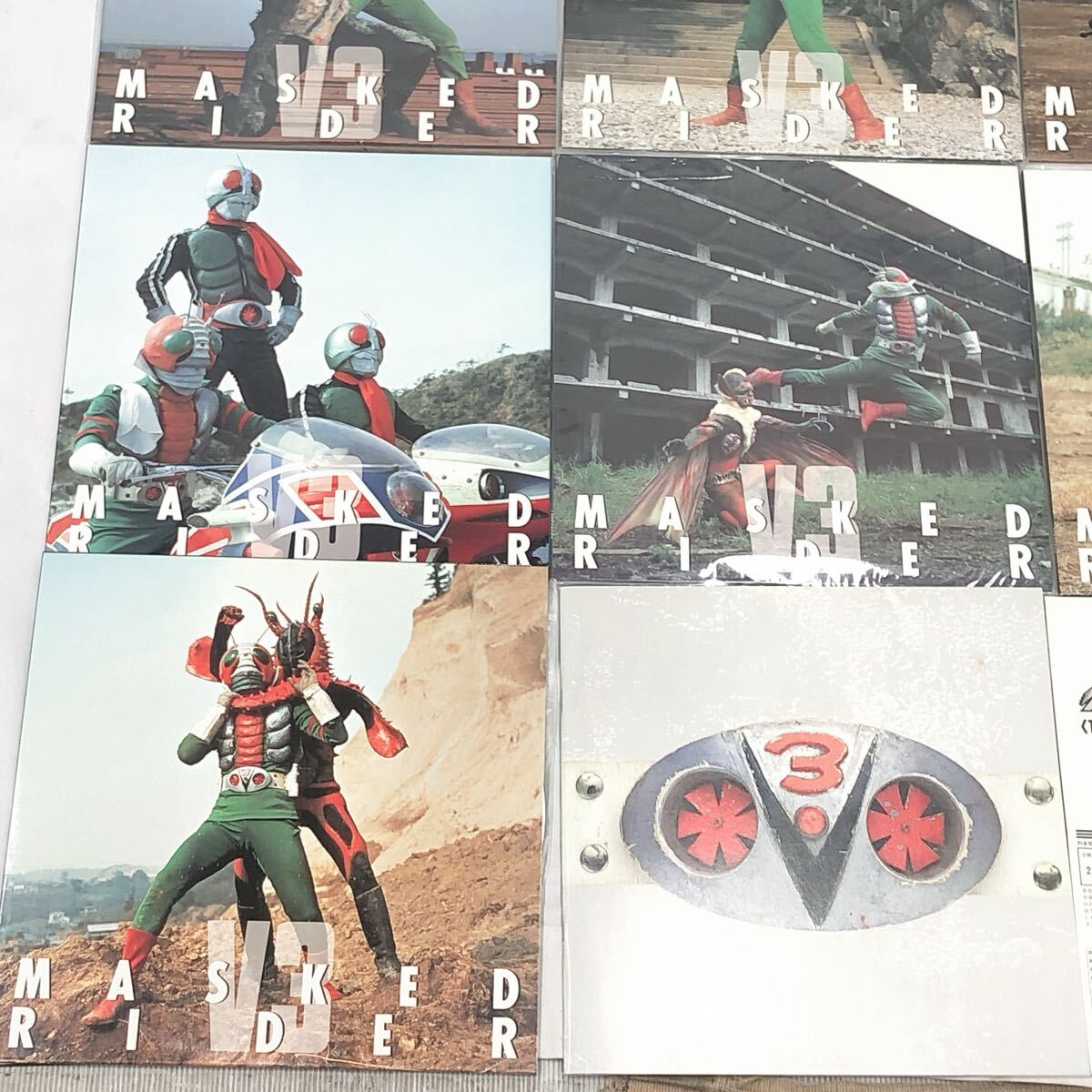 2220221 仮面ライダーV3 東映 特撮 レーザーディスク LD 13枚BOX(仮面