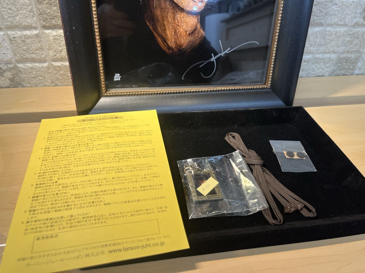 超希少・完備品】HYDE 自画像 複製原画 直筆サイン入り 666枚限定