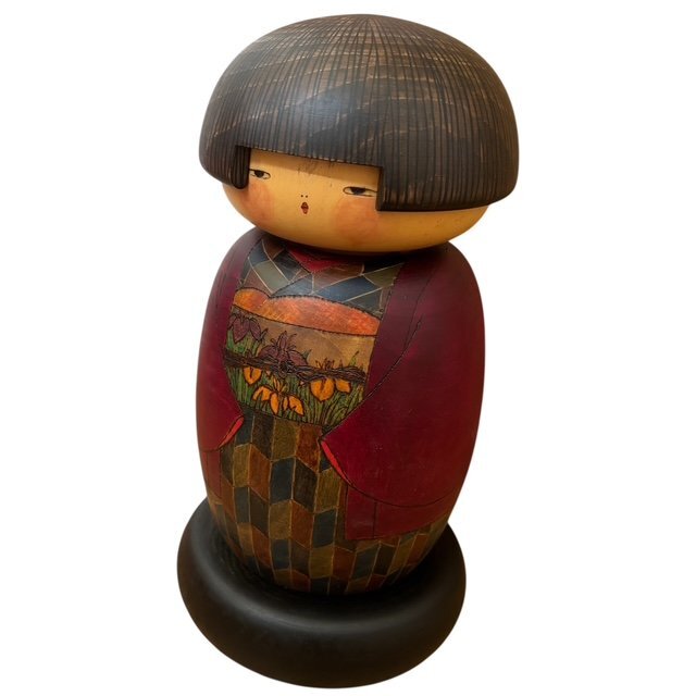 里娘 関口三作 こけし 創作こけし 伝統工芸 民芸品 木工芸 和風