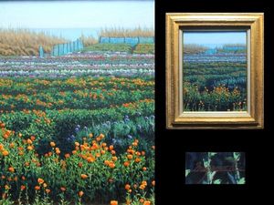 価格変更します　溝口七生　黄色いフリージアの油絵 溝口七生の値段と価格推移は？｜2件の売買データから溝口七生の価値が