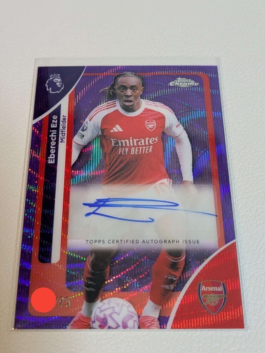 エベレチ・エゼ（アーセナル）】 Topps chrome premiere league 2026