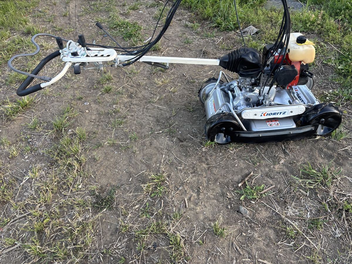 011 オーレック 共立 スパイダーモア 畦草刈 AZ850A 4WD 自走式 斜面
