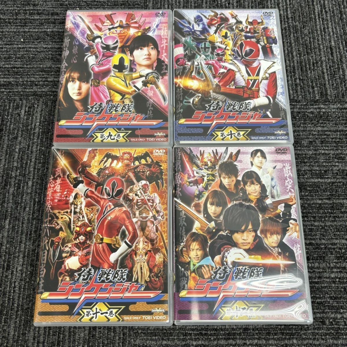 KAKA201 スーパー戦隊シリーズ 侍戦隊シンケンジャー DVD-BOX 全12巻