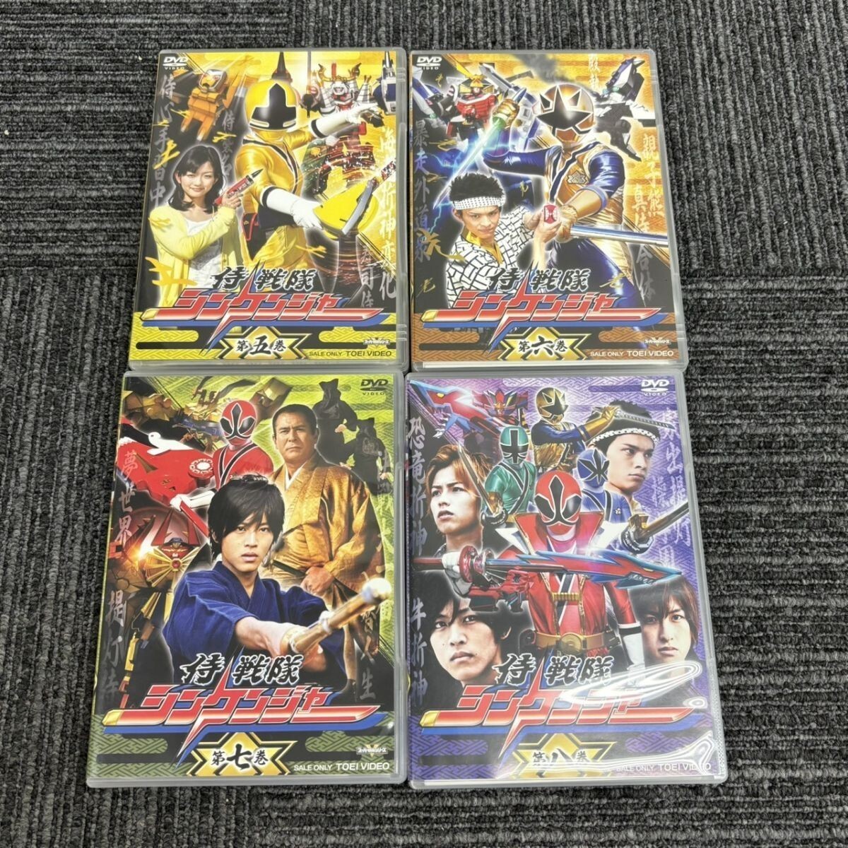 KAKA201 スーパー戦隊シリーズ 侍戦隊シンケンジャー DVD-BOX 全12巻