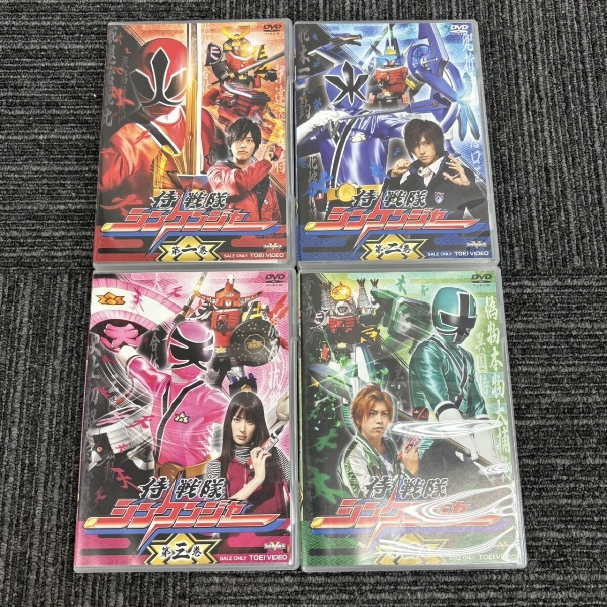 KAKA201 スーパー戦隊シリーズ 侍戦隊シンケンジャー DVD-BOX 全12巻