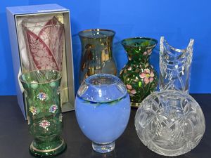 花瓶 ボヘミアのYahoo!オークション(旧ヤフオク!)の相場・価格を見る