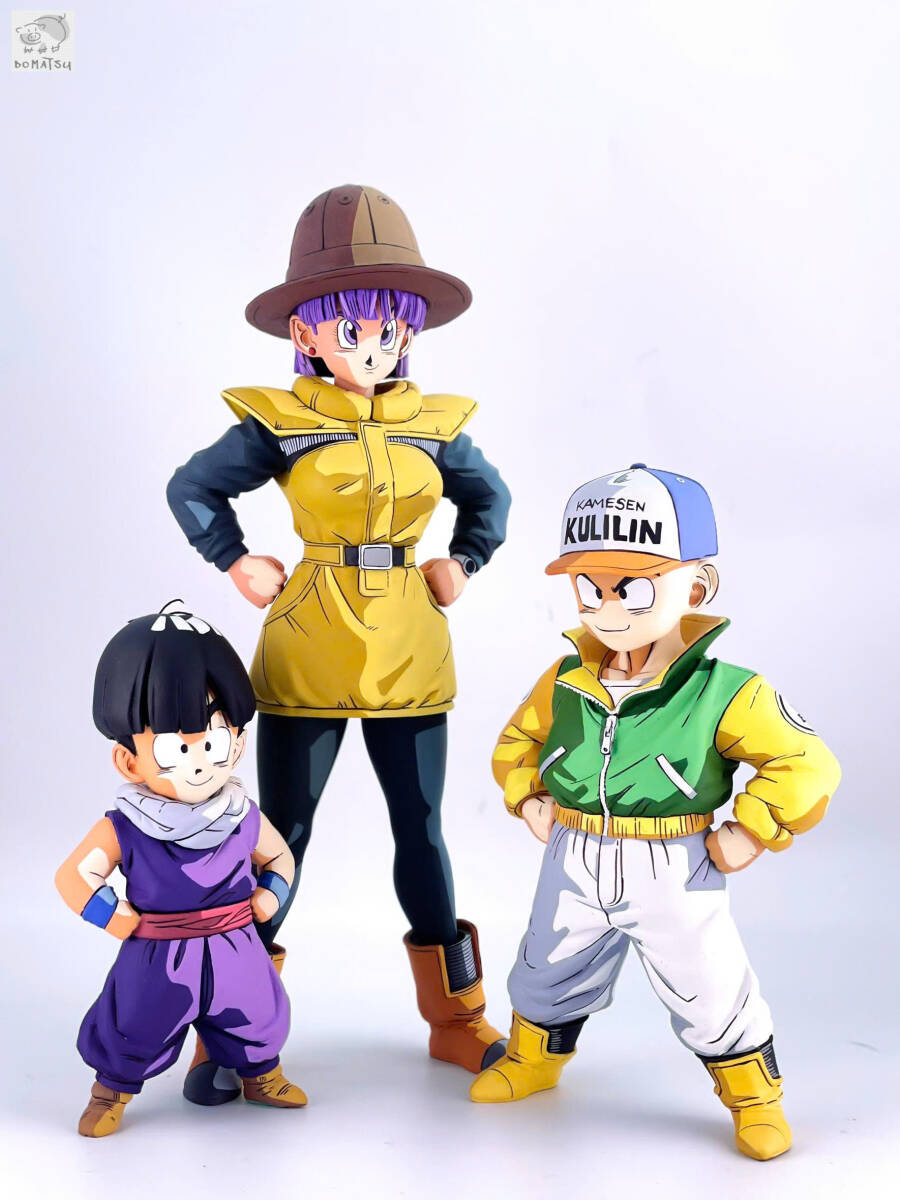 ドラゴンボール 2D風 リペイント 原作表紙再現 ブルマ クリリン 孫悟飯
