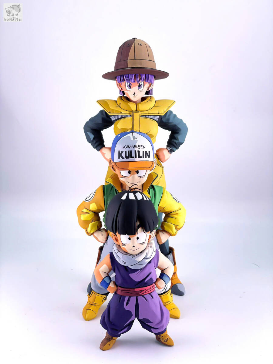ドラゴンボール 2D風 リペイント 原作表紙再現 ブルマ クリリン 孫悟飯