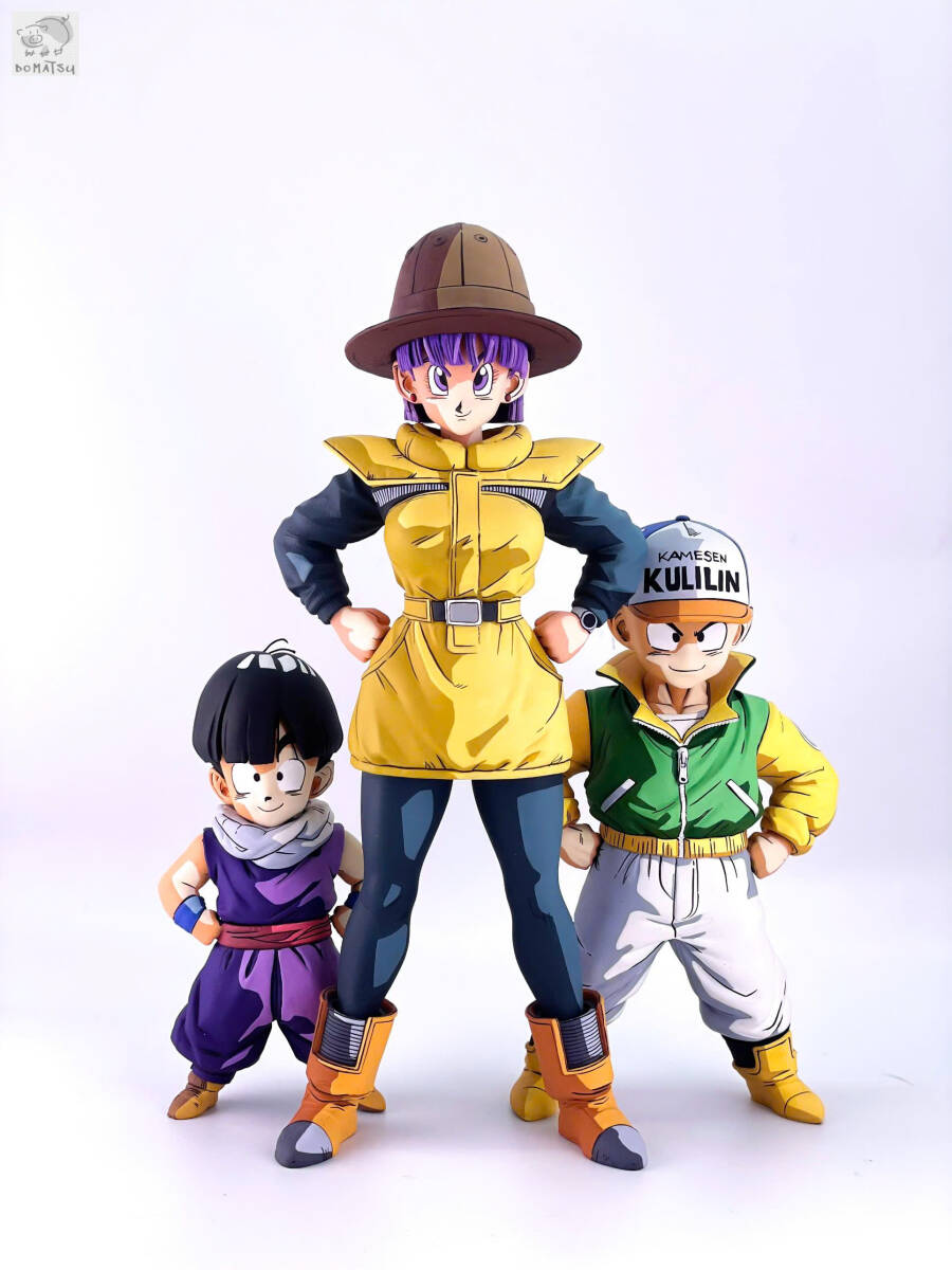ドラゴンボール 2D風 リペイント 原作表紙再現 ブルマ クリリン 孫悟飯