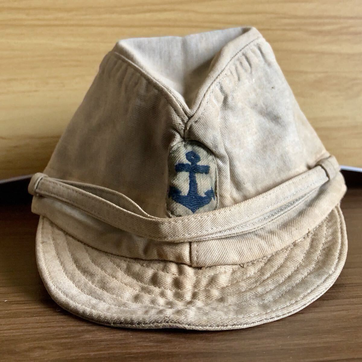サイズ56㌢ 実物 日本海軍 略帽 戦闘帽 軍帽 当時物 日本軍 旧日本軍