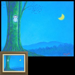 メルカリだけの出品 ご注意下さい】油絵 中島達幸 {巴里-モンスニの