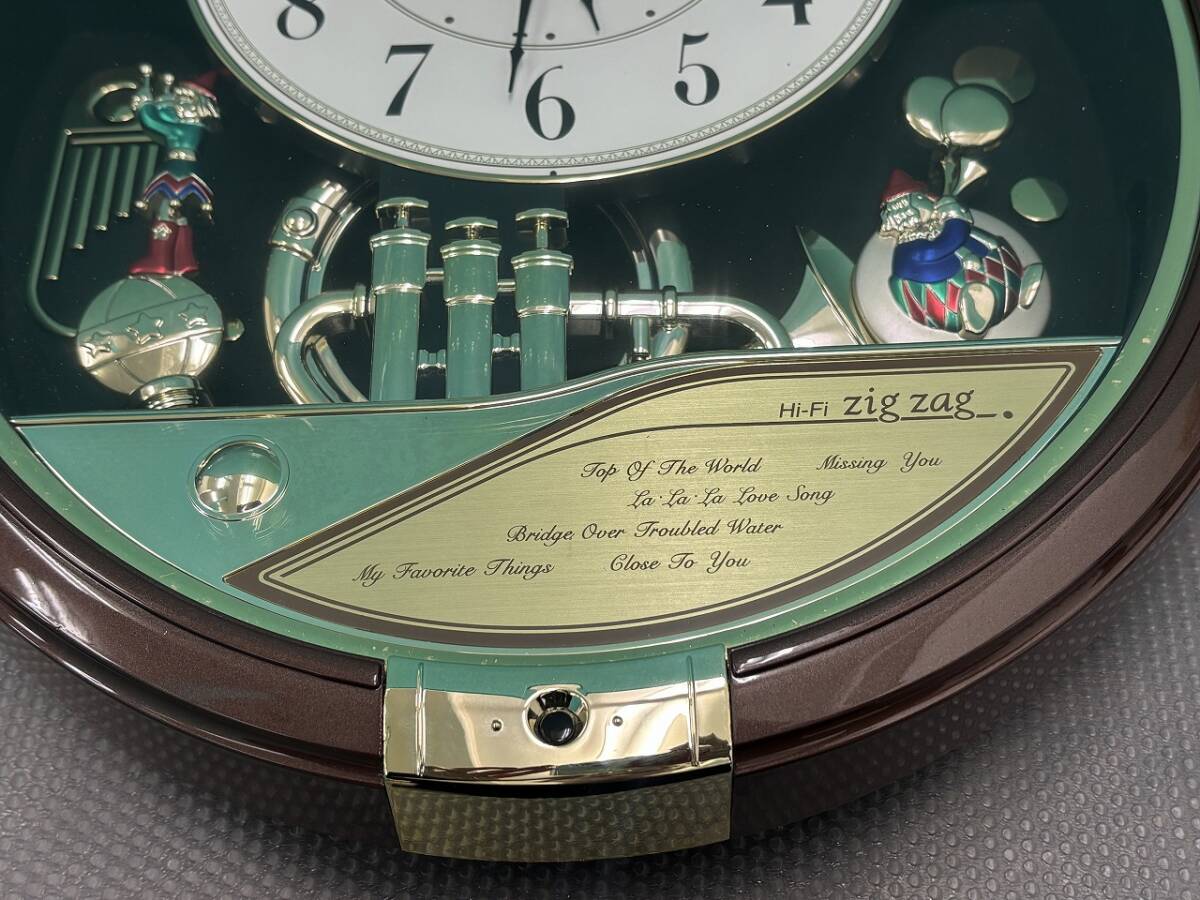 22543☆SEIKO セイコー からくり時計 壁掛け時計 アナログ時計 Hi-Fi