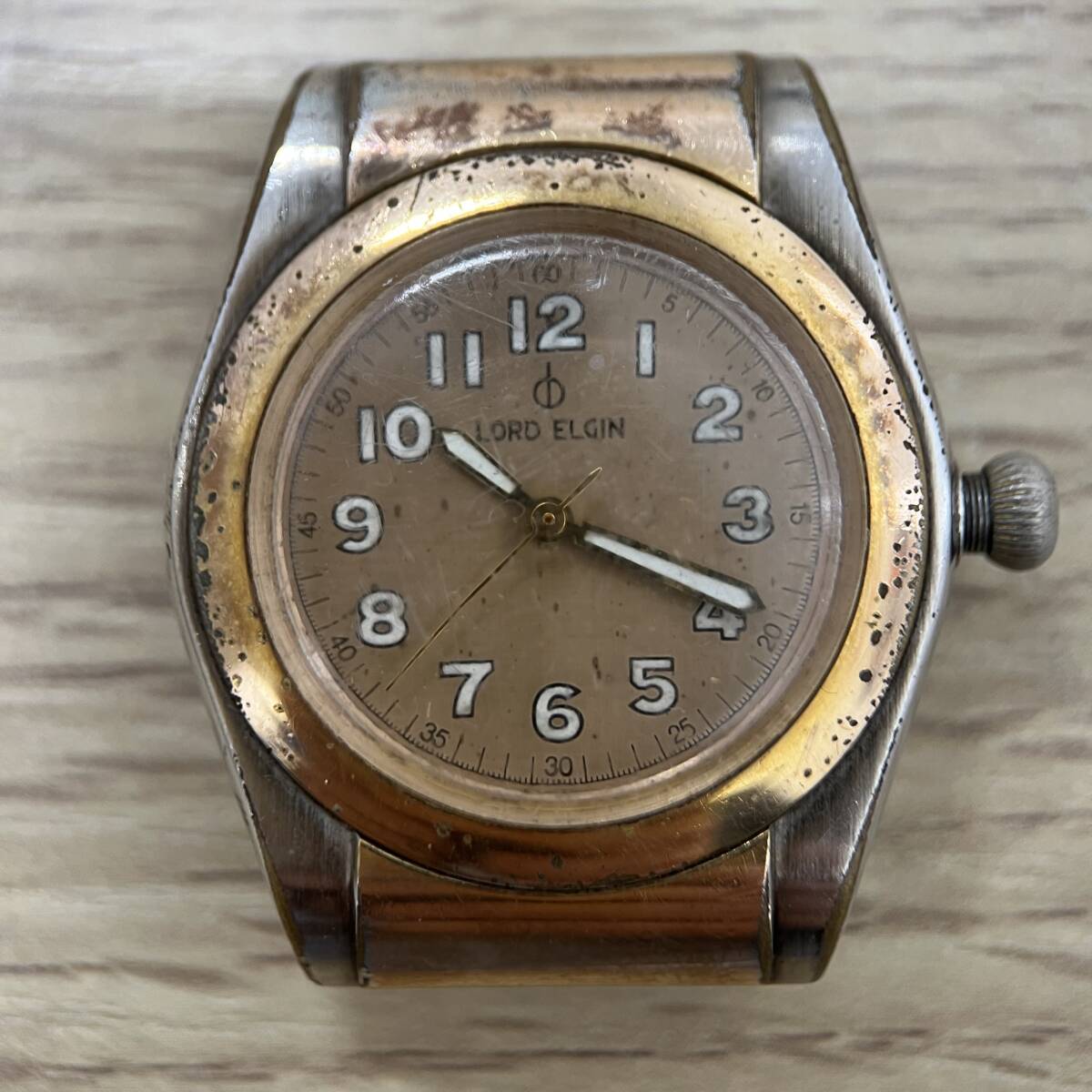 K0428]【不動/現状品】LORD ELGIN ロードエルジン M-049 シルバー