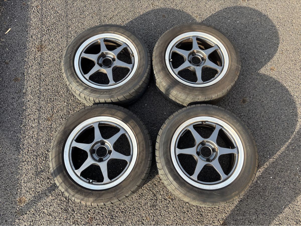 Buddy Club（バーディクラブ）P1 Racing ホイール 4本セット 15x6.5 +