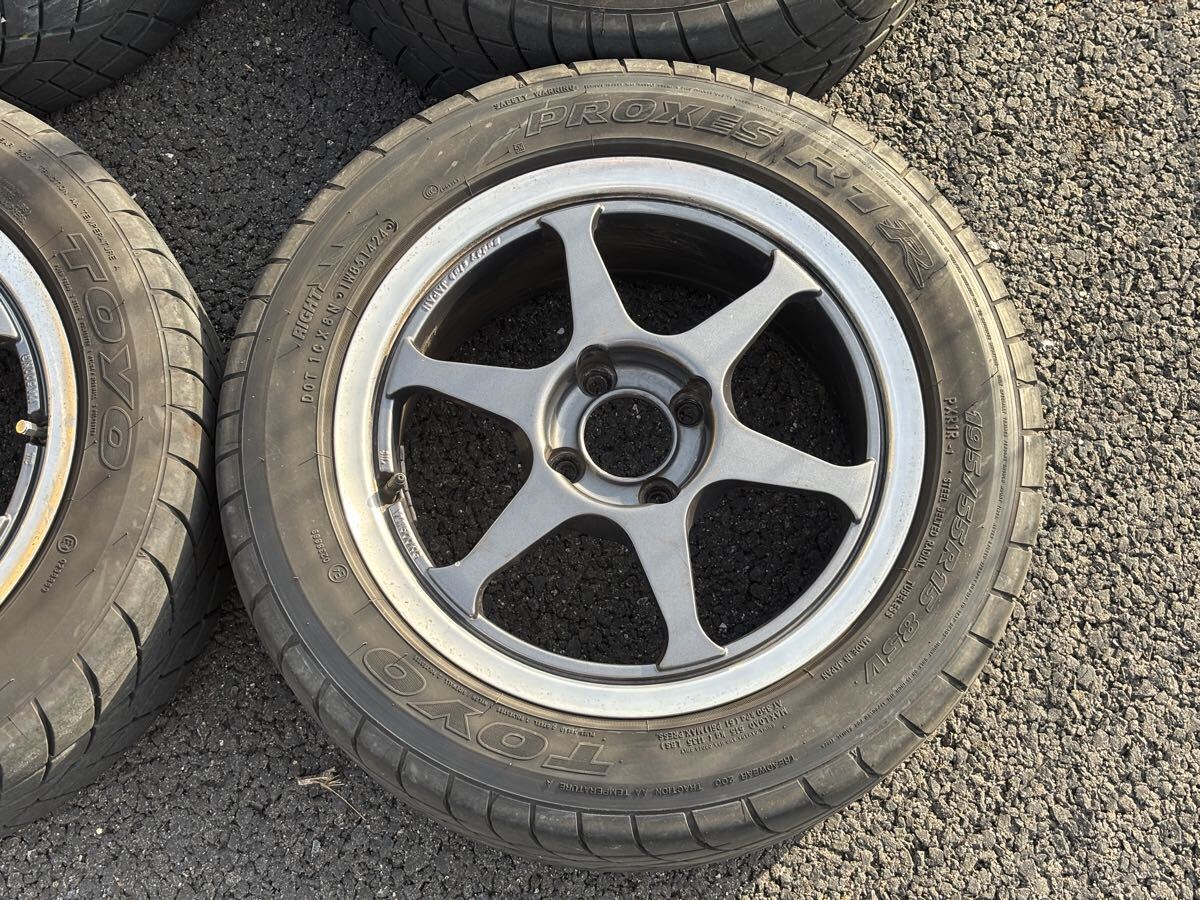 Buddy Club（バーディクラブ）P1 Racing ホイール 4本セット 15x6.5 +