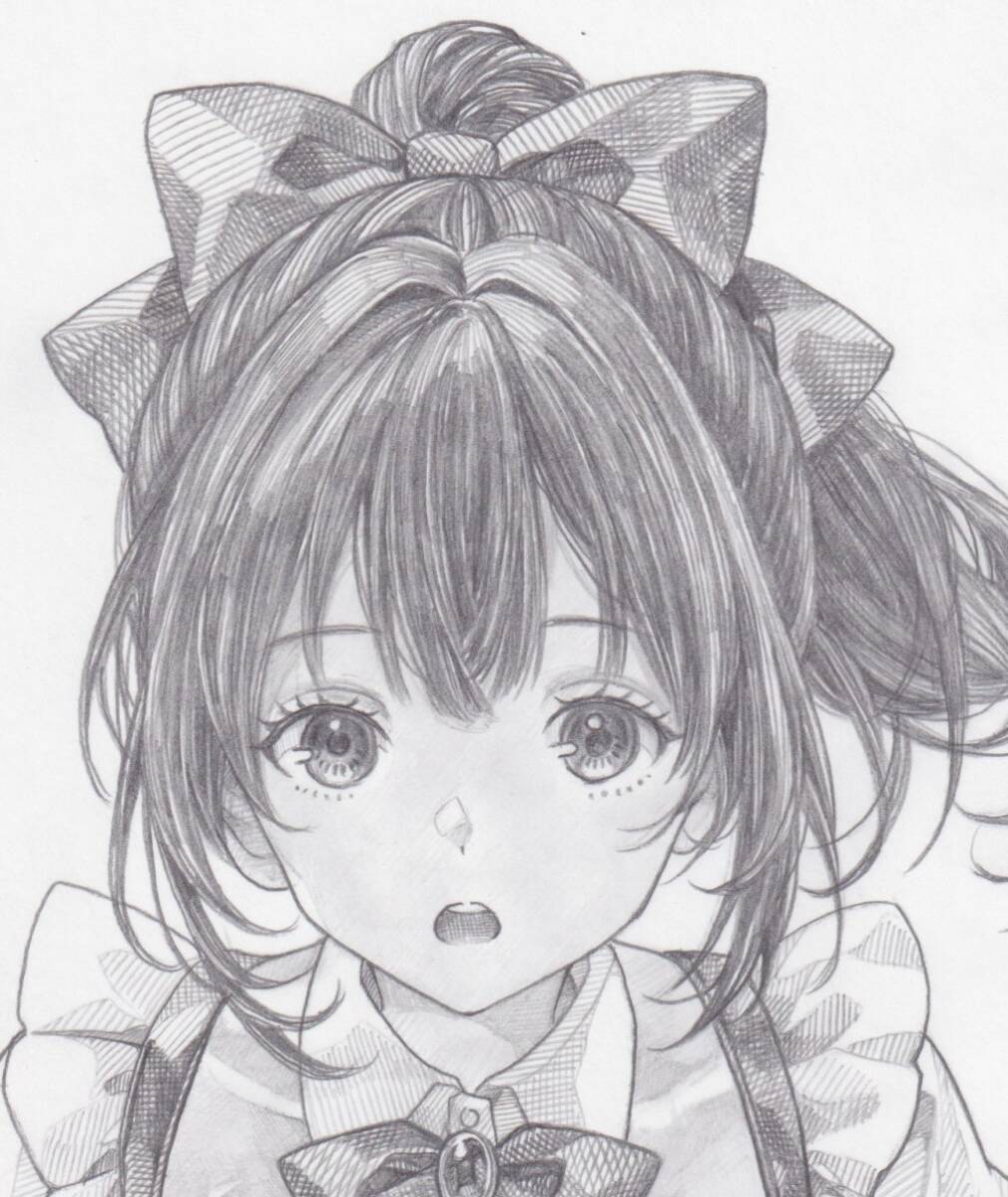 1点もの 原画 手描き アイドル オリジナル キャラ イラスト