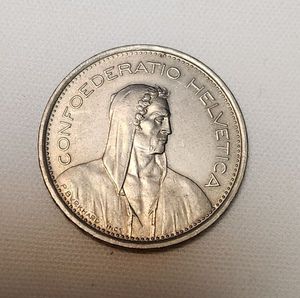 スイス 5フラン硬貨の値段と価格推移は？｜3件の売買データからスイス