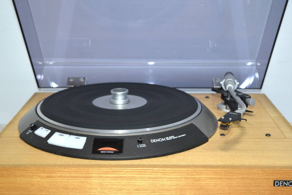送料込み DENON DP-6000 レコードプレーヤー/DK-100F キャビネット/DA
