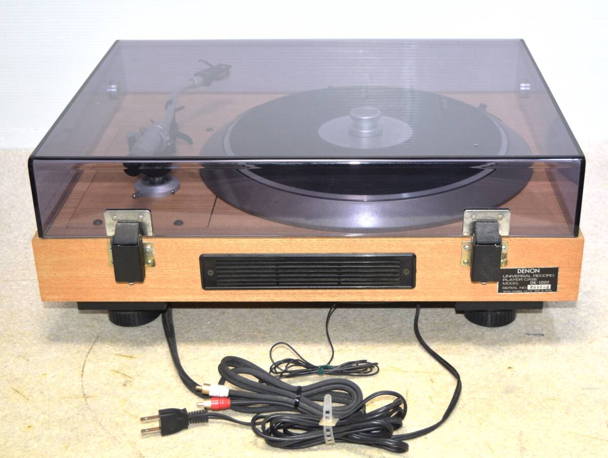 送料込み DENON DP-6000 レコードプレーヤー/DK-100F キャビネット/DA