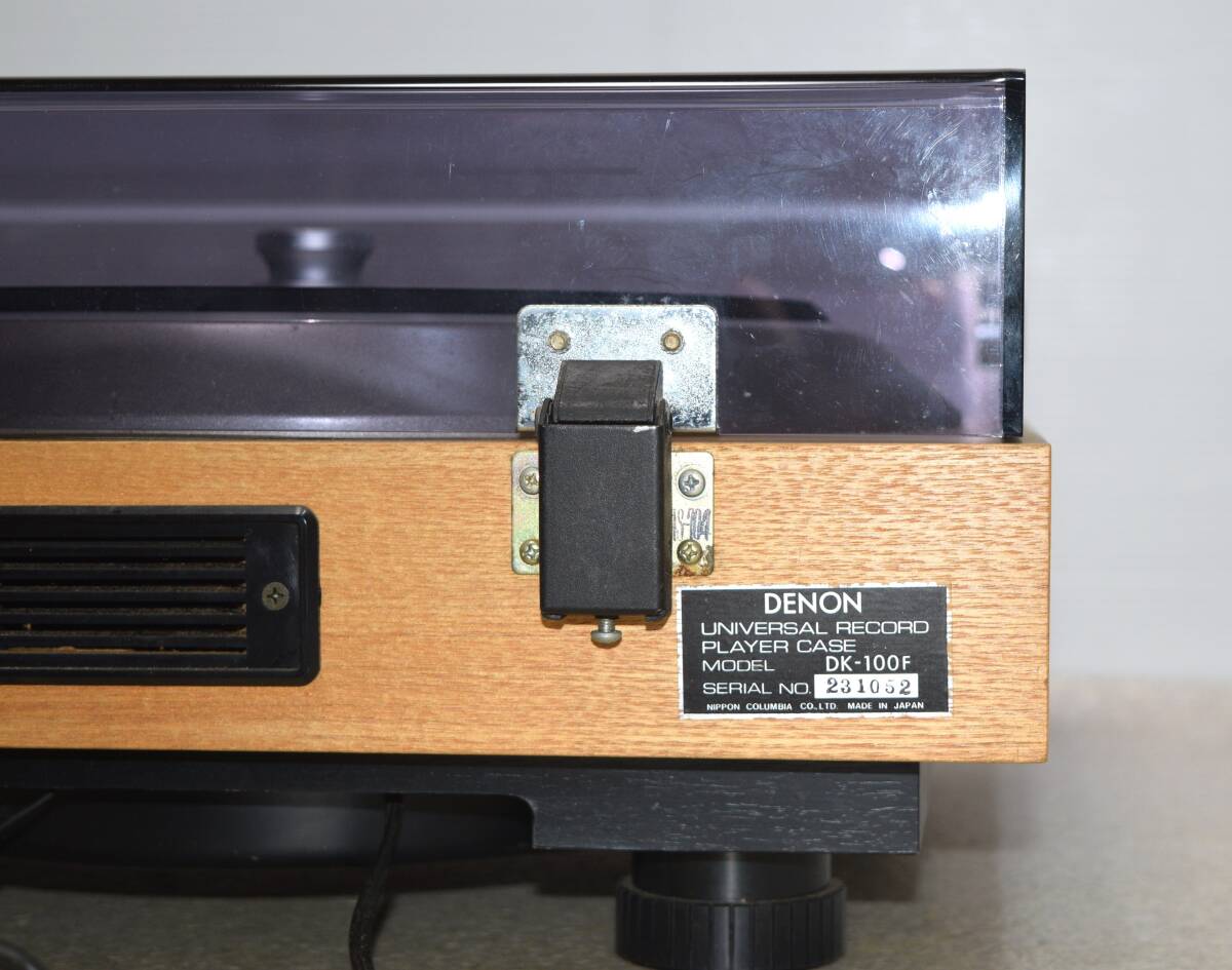 送料込み DENON DP-6000 レコードプレーヤー/DK-100F キャビネット/DA