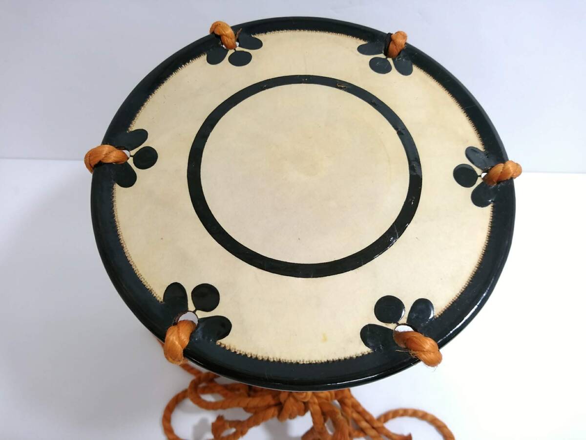 うぶだし】和太鼓 小鼓/直径約19cm/高さ約25cm/こつづみ/能楽/歌舞伎