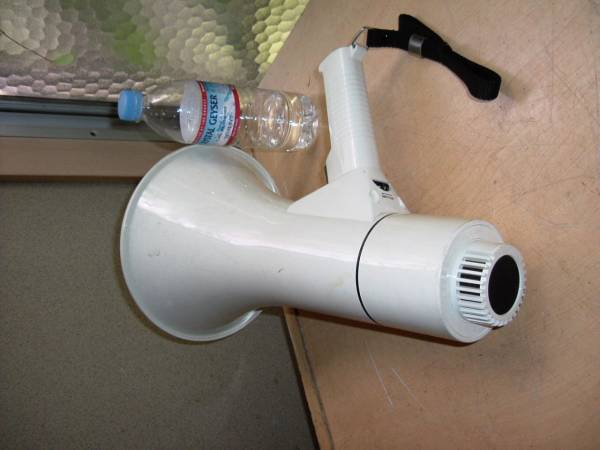 拡声器 ユニペックスUNI-PEX 13Wメガホン TR-310(マイクロフォン