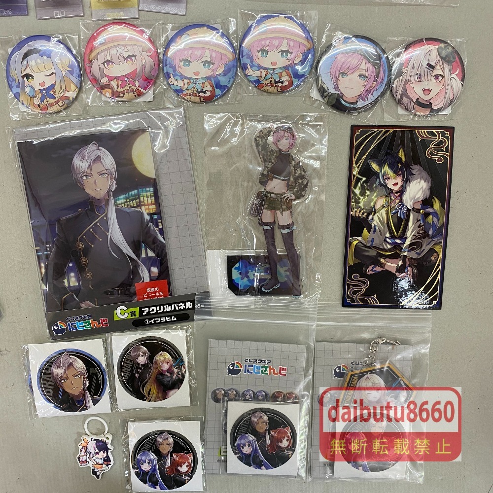 03w26223 にじさんじ グッズまとめ 石神のぞみ アイク 伊波ライ 缶