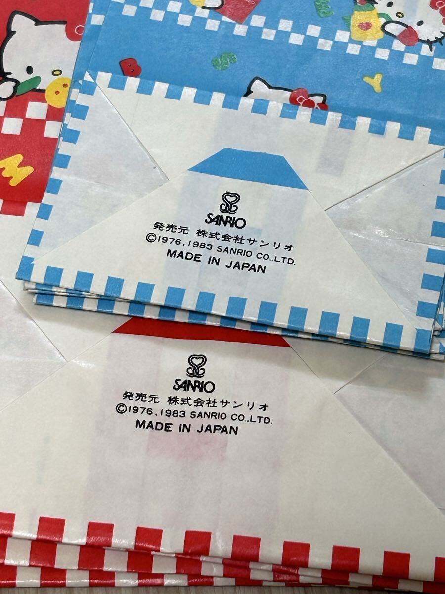未使用品】サンリオ ハローキティ ギフト袋22枚セット 1983年 1988年