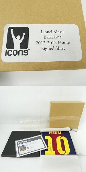 ICONS 証明書付き】NIKE/ナイキ FCバルセロナ リオネル メッシ 2012