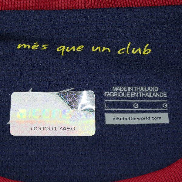 ICONS 証明書付き】NIKE/ナイキ FCバルセロナ リオネル メッシ 2012