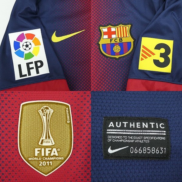ICONS 証明書付き】NIKE/ナイキ FCバルセロナ リオネル メッシ 2012