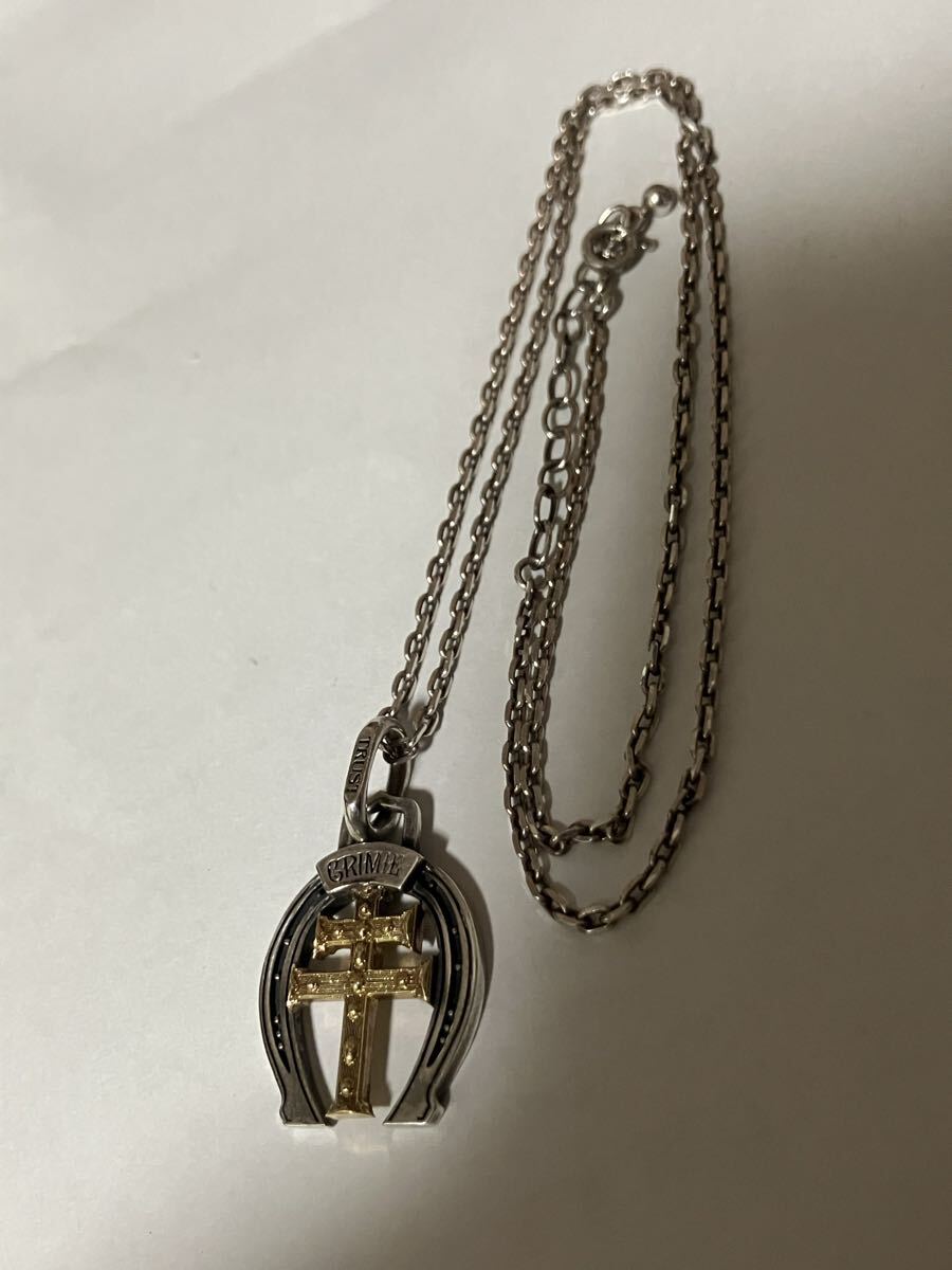 格安千円スタート】crimie K18×シルバー925コンビ ホースシュー