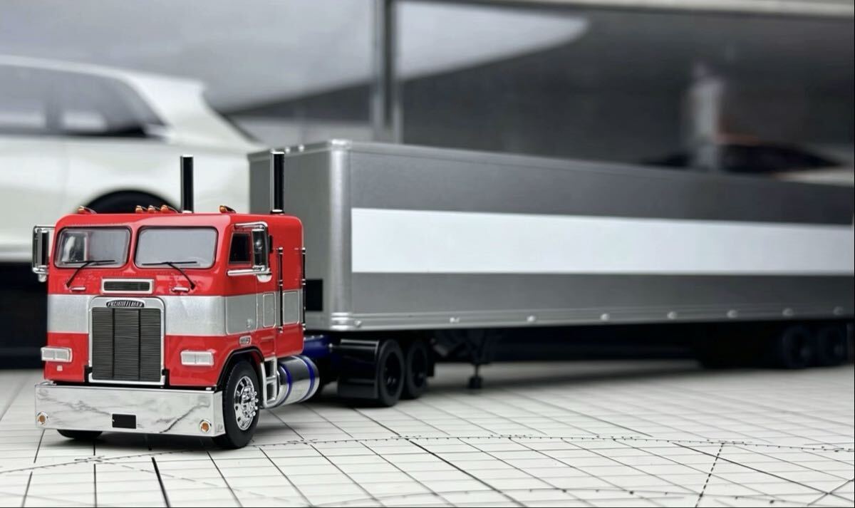 限定品1:64フレイトライナーFL86 トレーラー ミニカー 1000円~ 限定 1/64 フレイトライナー FL86 トランスフォーマー