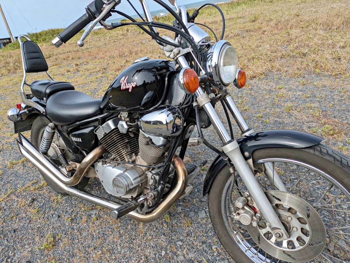 3DM ビラーゴ250 フロント足回りセット　ビラーゴ　アメリカン ヤマハ ビラーゴ250 3DM 快調、美車 ライトカスタム アメリカン