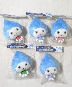 ぴちょんくん　ぬいぐるみ　5種類セット ぴちょんくんのYahoo!オークション(旧ヤフオク!)の相場・価格を見る
