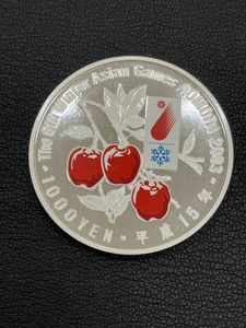 第5回アジア冬季競技大会 純銀(単品)の中古価格は16,215円｜記念硬貨の