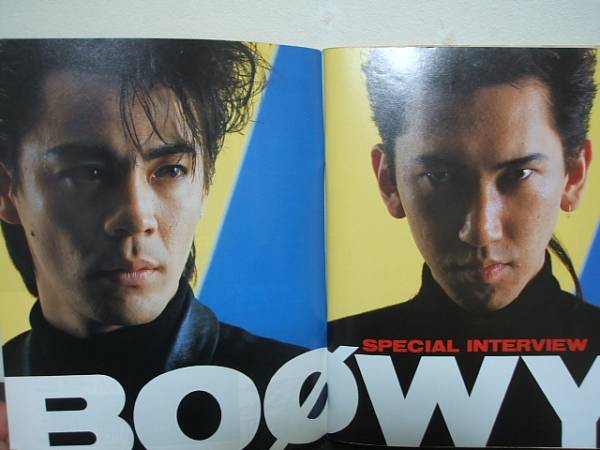 YAN-KEY ヤンキー1986・12月☆BOOWY 安全地帯☆氷室京介布袋寅泰(BOOWY