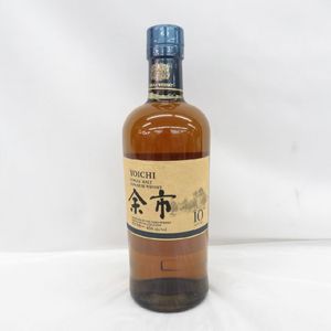 未開栓】NIKKA ニッカ 余市 10年 シングルモルト ウイスキー 700ml 43